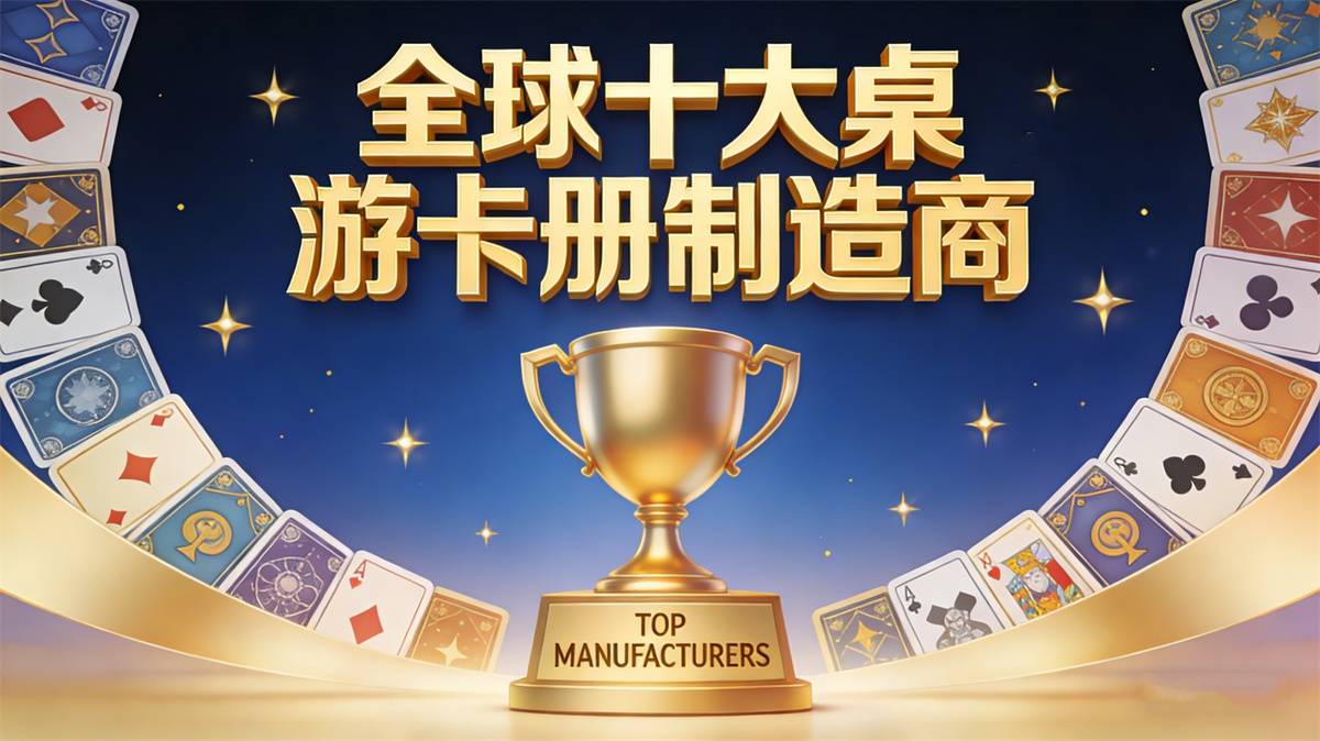 十大制造商年度终极排行榜单公布PG麻将胡了模拟器全球桌游卡册(图9)